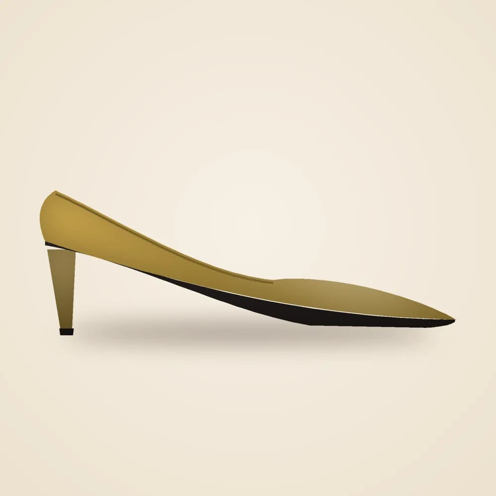 Bridal Gold Heel — Gold