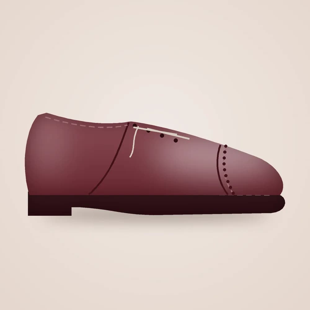 Burgundy Longwing Brogue — Burgundy
