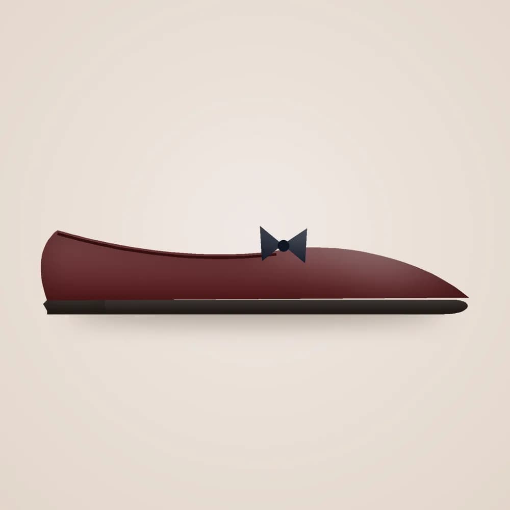 Embroidered Nagra — Maroon