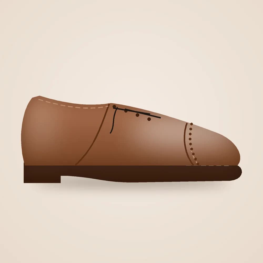 Executive Wingtip Brogue — Cognac