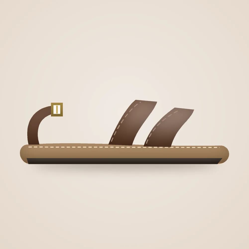 Kids Buckle Sandal — Brown