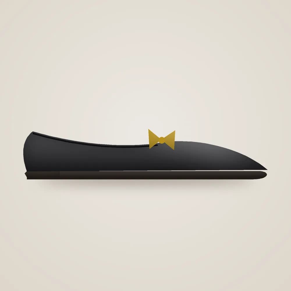 Mary Jane School Shoe — Black