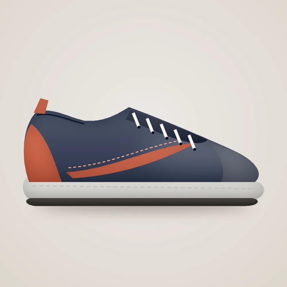 Metro Knit Trainer — Navy
