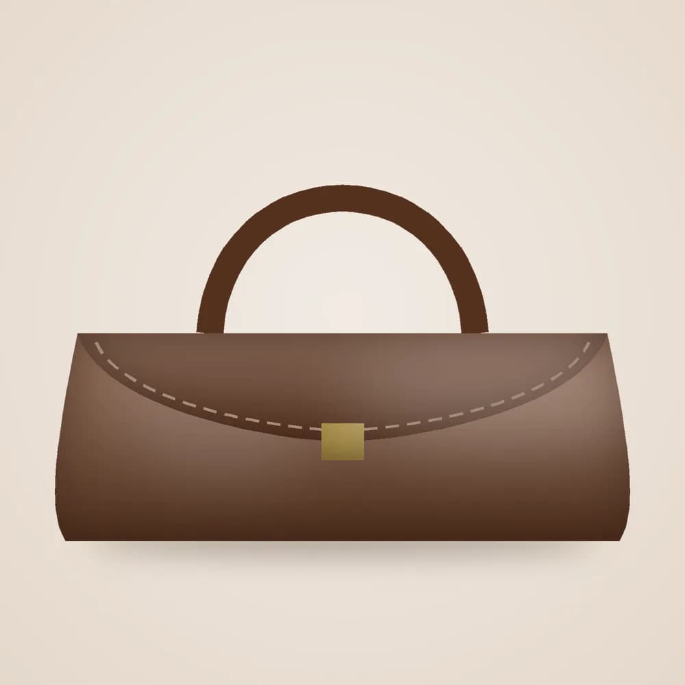 Office Messenger Bag — Brown