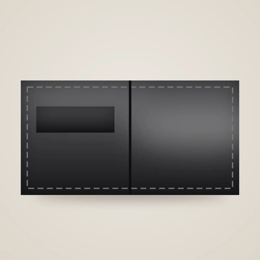 Slim Card Holder — Black