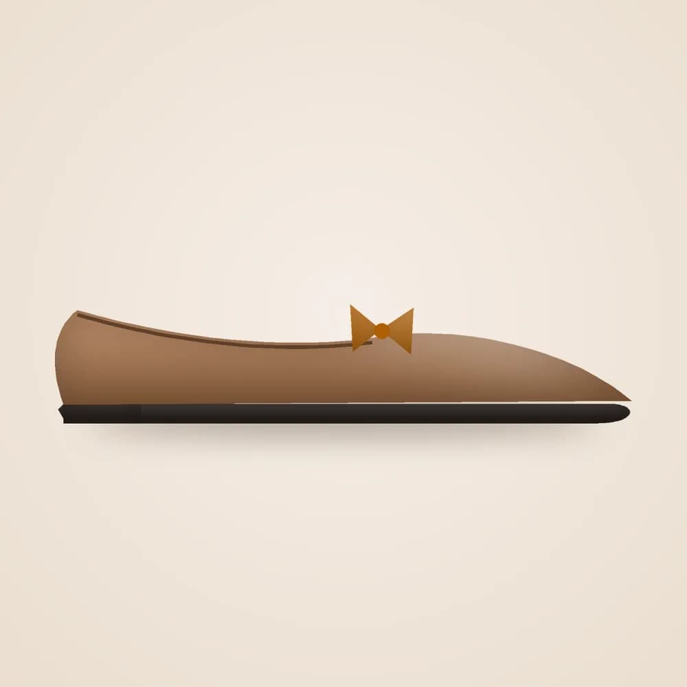 Soft Leather Pump — Tan