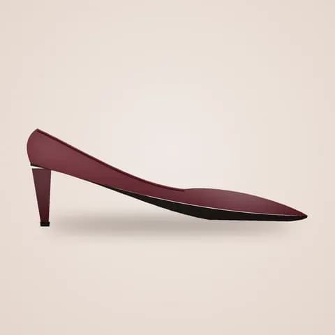 Suede Kitten Heel